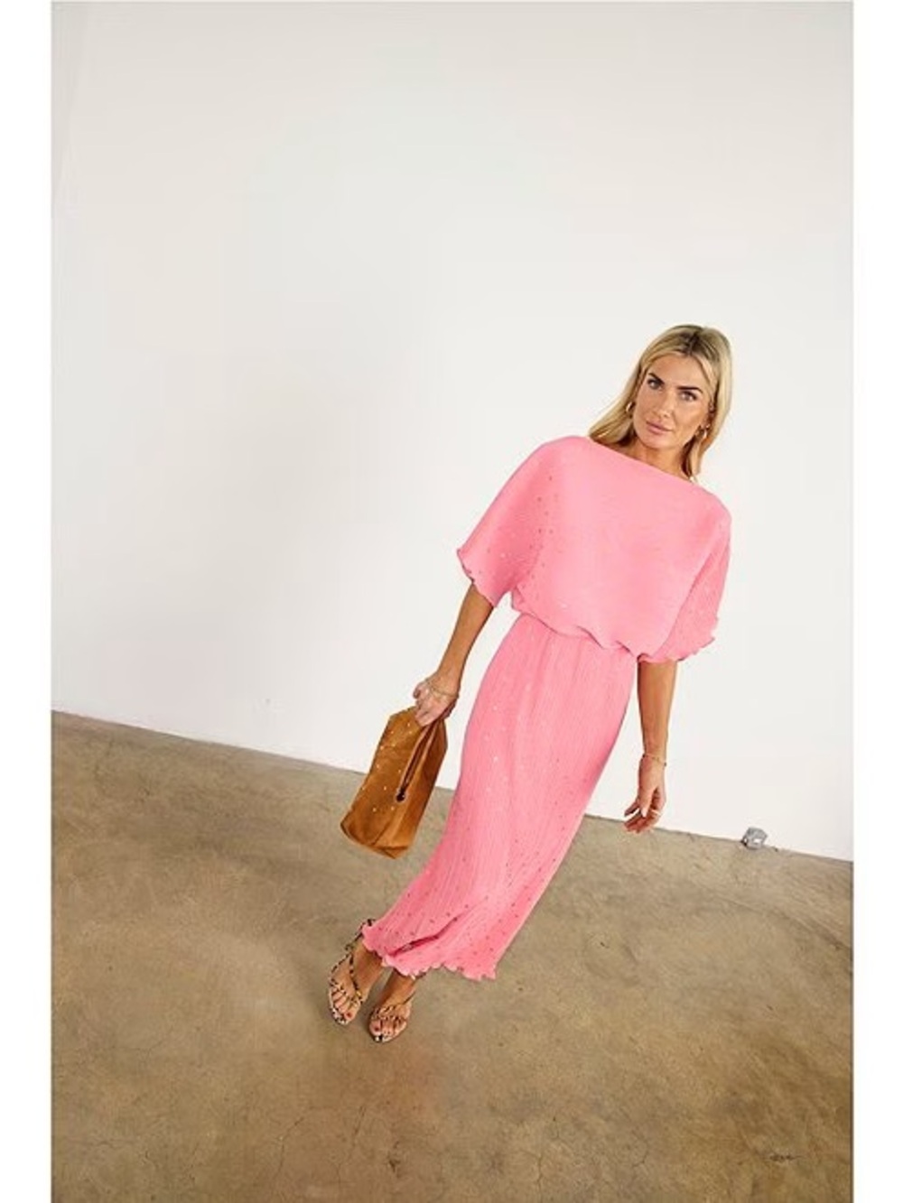 Pink Tilly Maxi Dress - Women's Dress